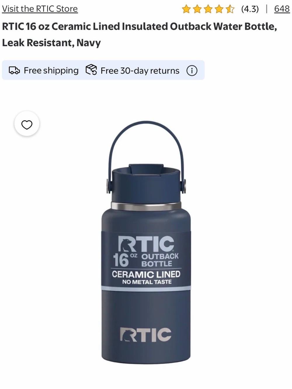 Rtic Waterbottle
